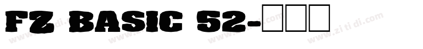FZ BASIC 52字体转换